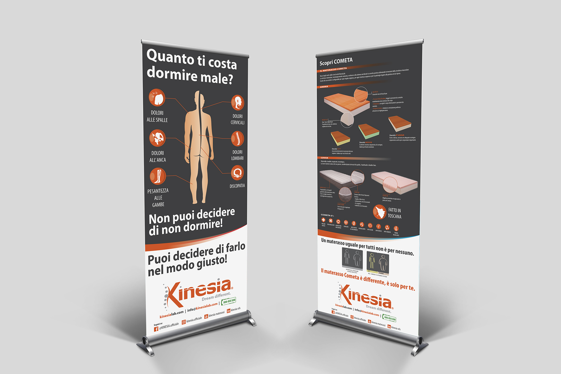 onafez design roll-up espositore